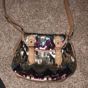 Sparkly crossbody bag - buckle brand